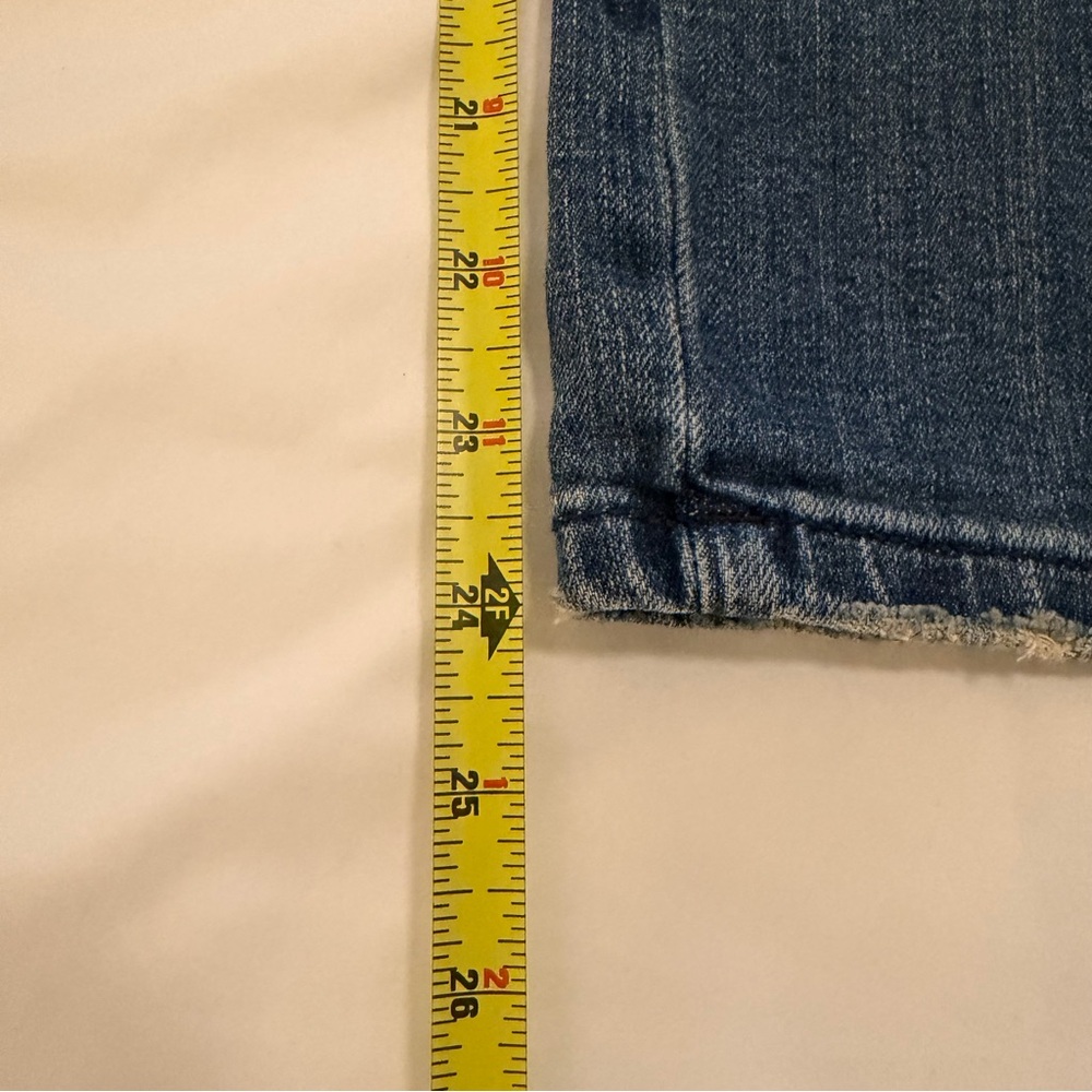 Simply Vera Vera Wang Blue Floral Ankle Jeans - Picture 11 of 12